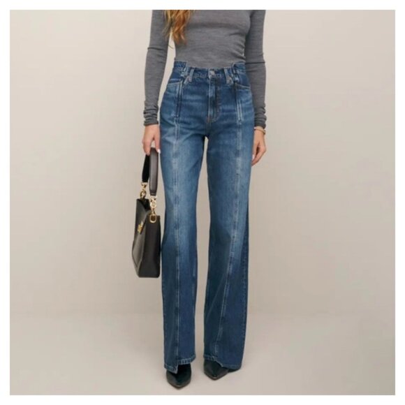 Reformation Cary Highrise Slouchy Wide Leg Jeans - Picture 2 of 11